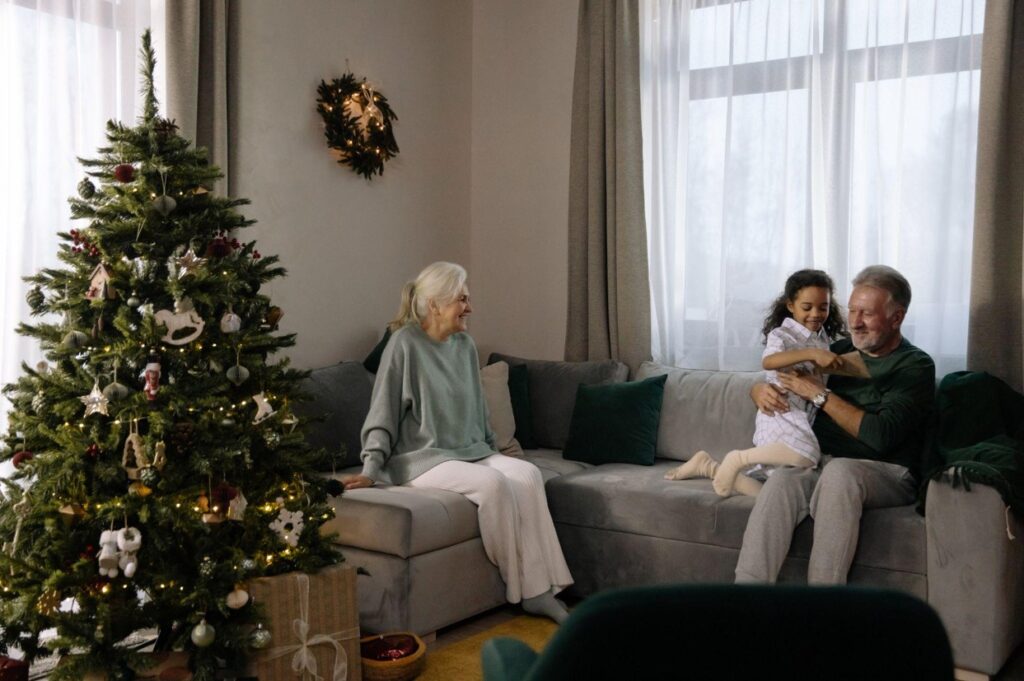 Flocked Artificial Christmas Trees Inspire Family Memories